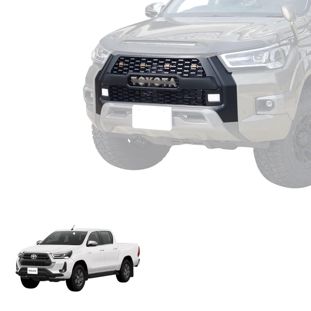 Amazon | GI☆GEAR ROCCOバンパー専用 レターグリル LEDマーカー付き